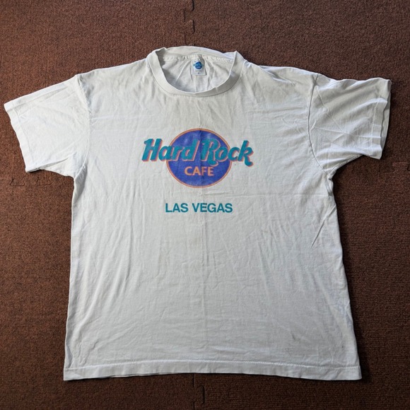 Hard Rock Cafe Other - Vintage Hard Rock Cafe Las Vegas T Shirt Mens XL White Single Stitch Made in USA